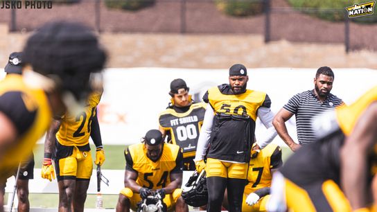 Steelers' Latest Signing In Elandon Roberts Is Already Setting The Tone In Practice (Steelers News). Photo by Jordan Schofield / SteelerNation (X: @JSKO_PHOTO)